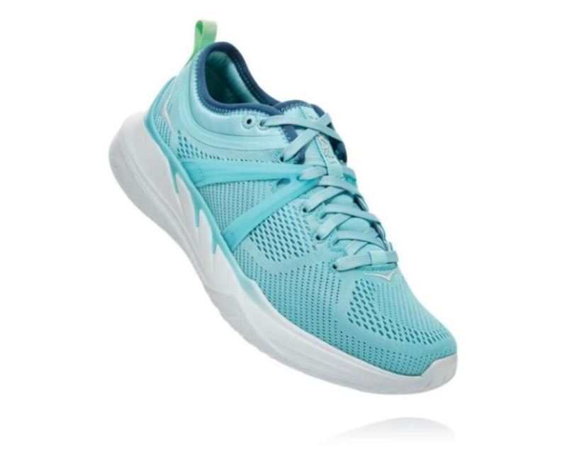 Hoka | Women's Tivra Antigua Sand / Wan Blue