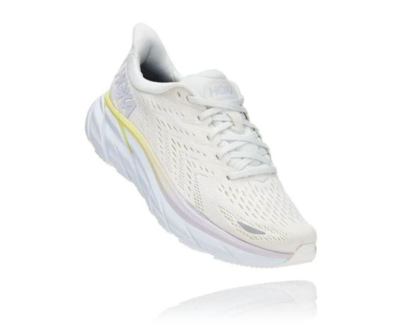 Hoka | Women's Clifton 8 for Women Blanc De Blanc / Bright White