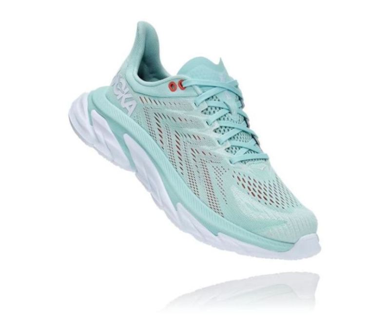 Hoka | Women's Clifton Edge for Women Eggshell Blue / White