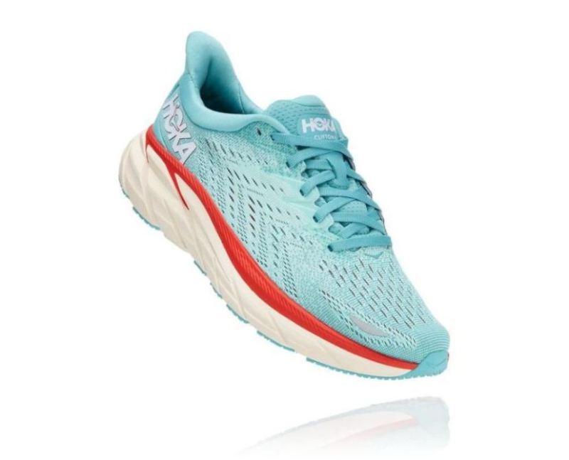 Hoka | Men's Clifton 8 Aquarelle / Eggshell Blue