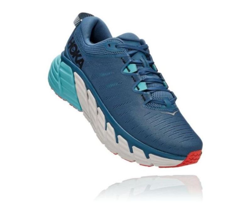 Hoka | Women's WoGaviota 3 Road Running Shoe Real Teal / Aquarelle