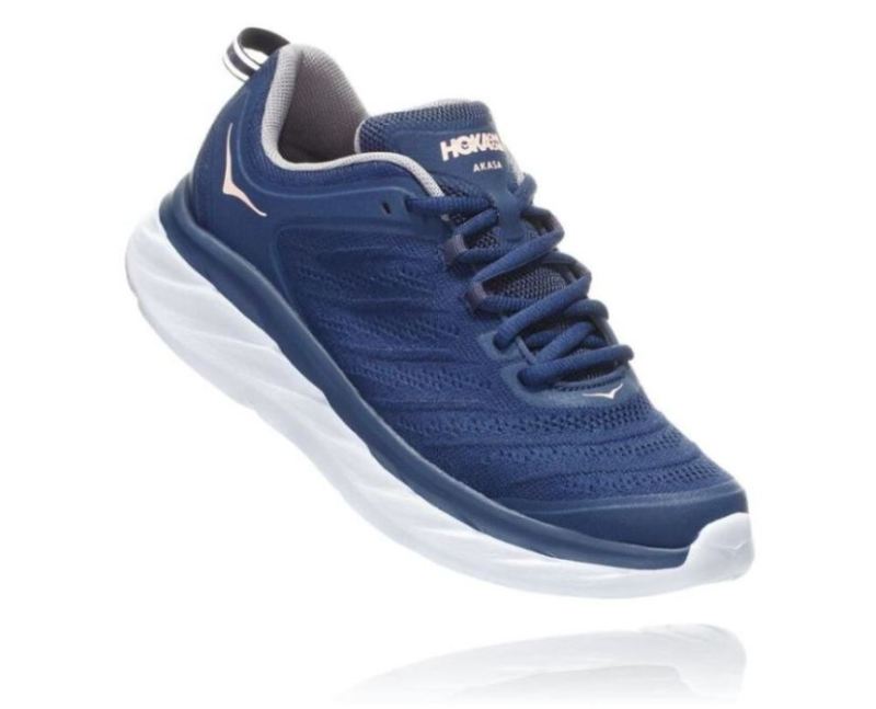 Hoka | Men's WoAkasa Versatile Sneaker Mood Indigo / Dusty Pink