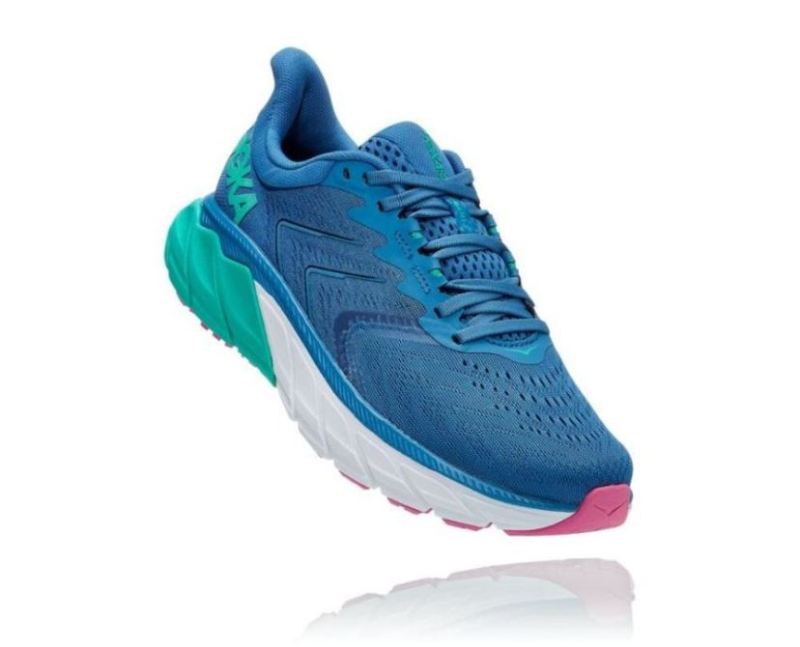 Hoka | Women's WoArahi 5 Supportive Running Shoe Vallarta Blue / Atlantis