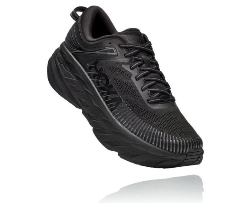 HOKA | MENS BONDI 7 BLACK / BLACK