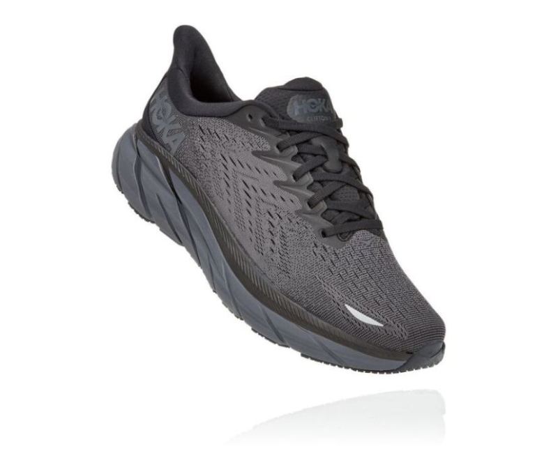 HOKA | MENS CLIFTON 8 BLACK / BLACK