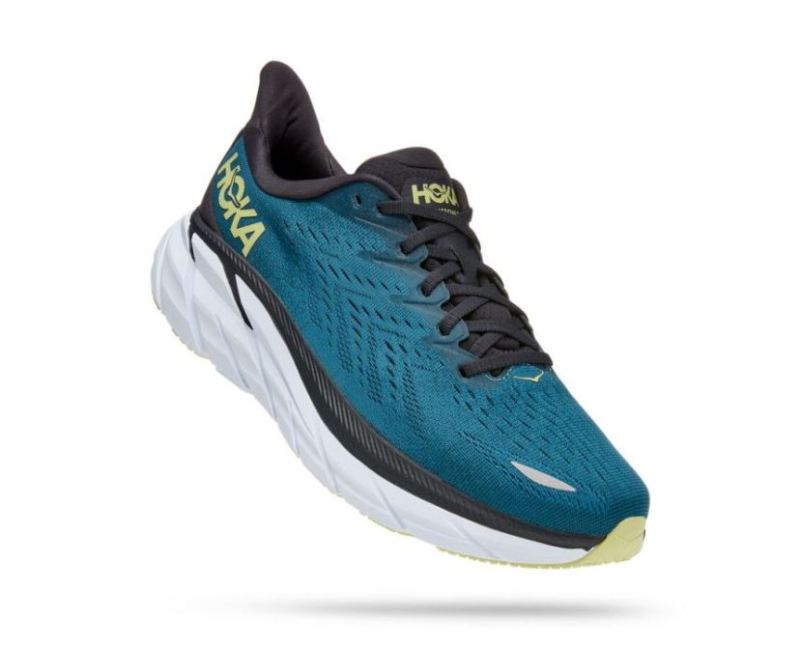 HOKA | MENS CLIFTON 8 BLUE CORAL / BUTTERFLY