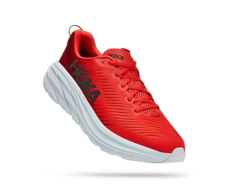 HOKA | MENS RINCON 3 RHUBARB / FIESTA