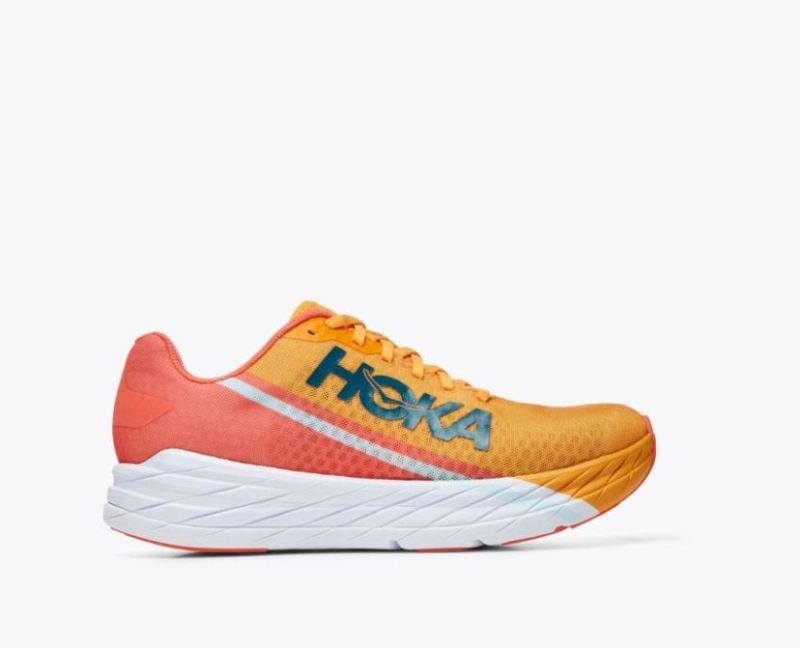 Hoka | Men's Rocket X-Radiant Yellow / Camellia