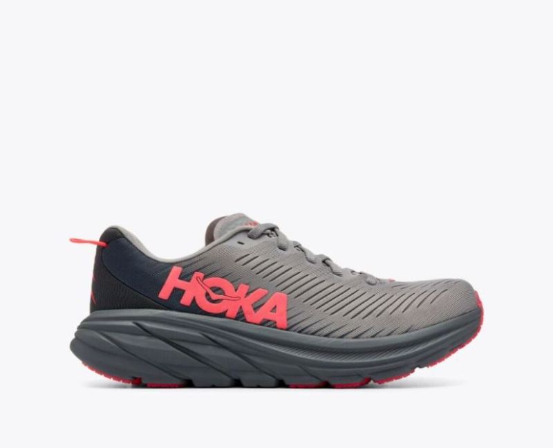 Hoka | Women's Rincon 3-Sharkskin / Diva Pink