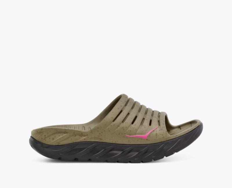 Hoka | Women's Hoka X Bodega Ora Slide-Martini Olive / Jet Black