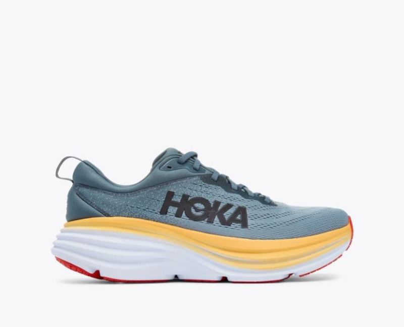 Hoka | Men's Bondi 8-Goblin Blue / Mountain Spring